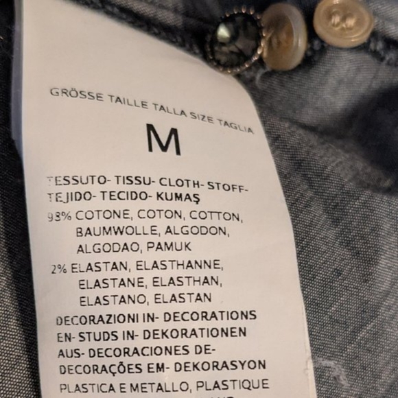 $10 Weekend MaxMara | Chambray Denim Shirt - Picture 5 of 8